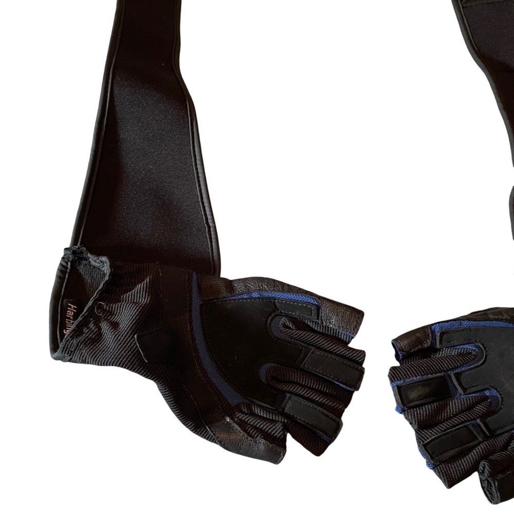 Harbinger Fitness Weight Lifting Gloves with Wrist Support Wrist Wraps Size Lg - Picture 5 of 7